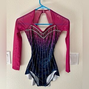 Beautiful Pink and Blue Dance Costume